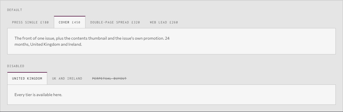 Bellows photography portfolio template Next.js — ui/tabs component