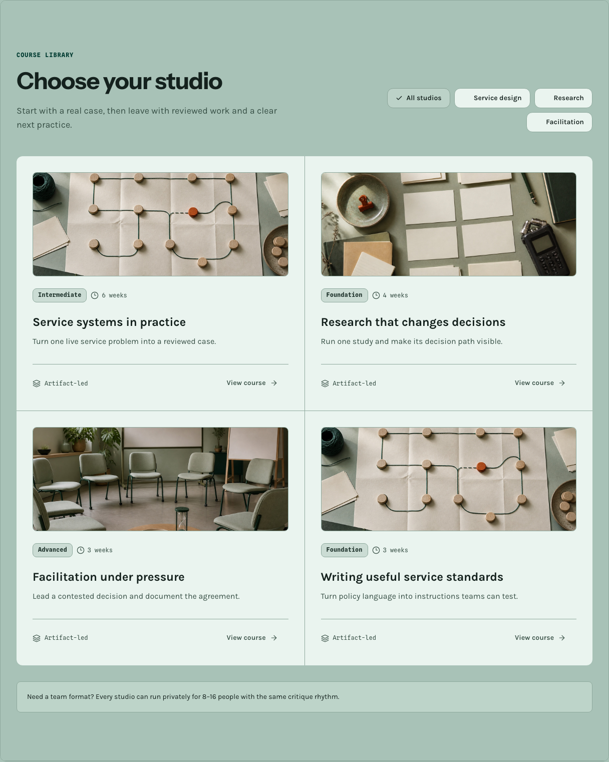 Seminar online course template Next.js — course-index component