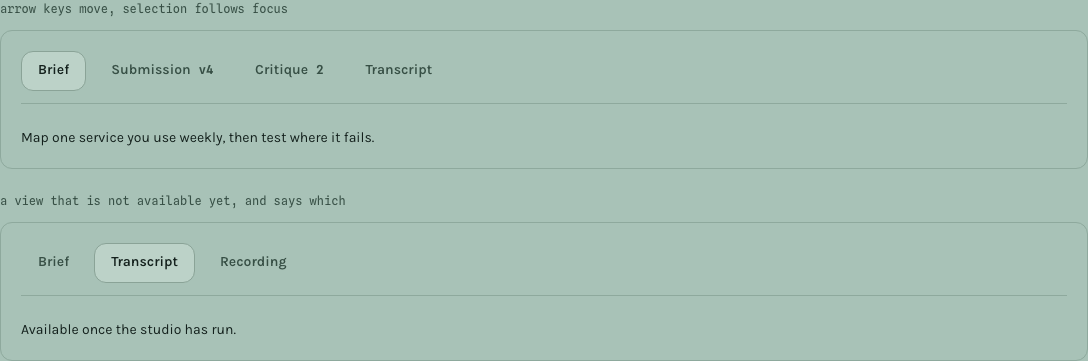 Seminar online course template Next.js — ui/tabs component