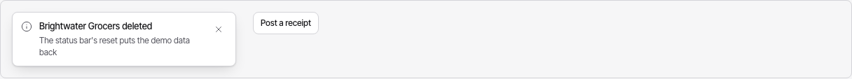 Atrium Tailwind CRM dashboard template — ui/toast component