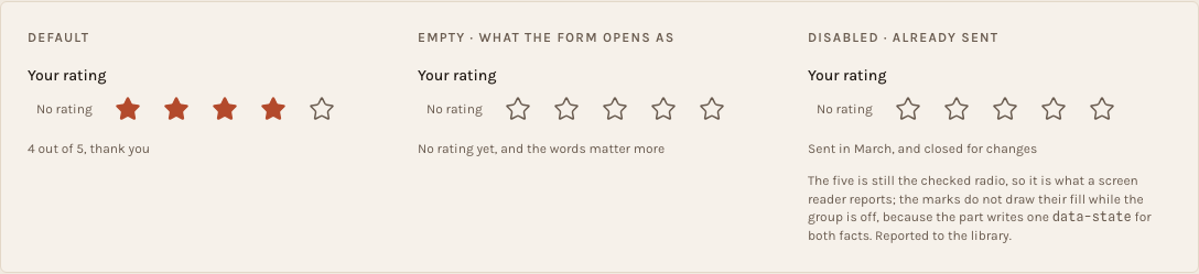 Kiln Tailwind ecommerce Next.js template — ui/rating-input component