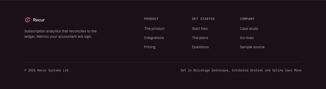 Marquee Tailwind React SaaS landing page template — site-footer component