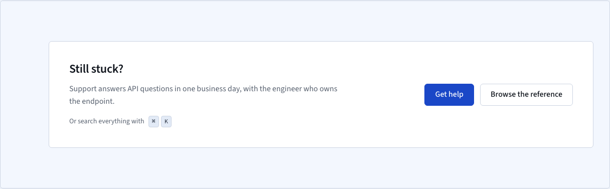 Meridian Tailwind documentation template — support-strip component