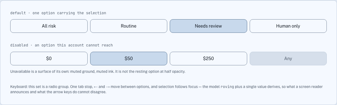 Relay AI SaaS landing page template — ui/toggle-group component