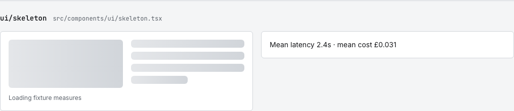Switchyard AI agent dashboard template Next.js — ui/skeleton component
