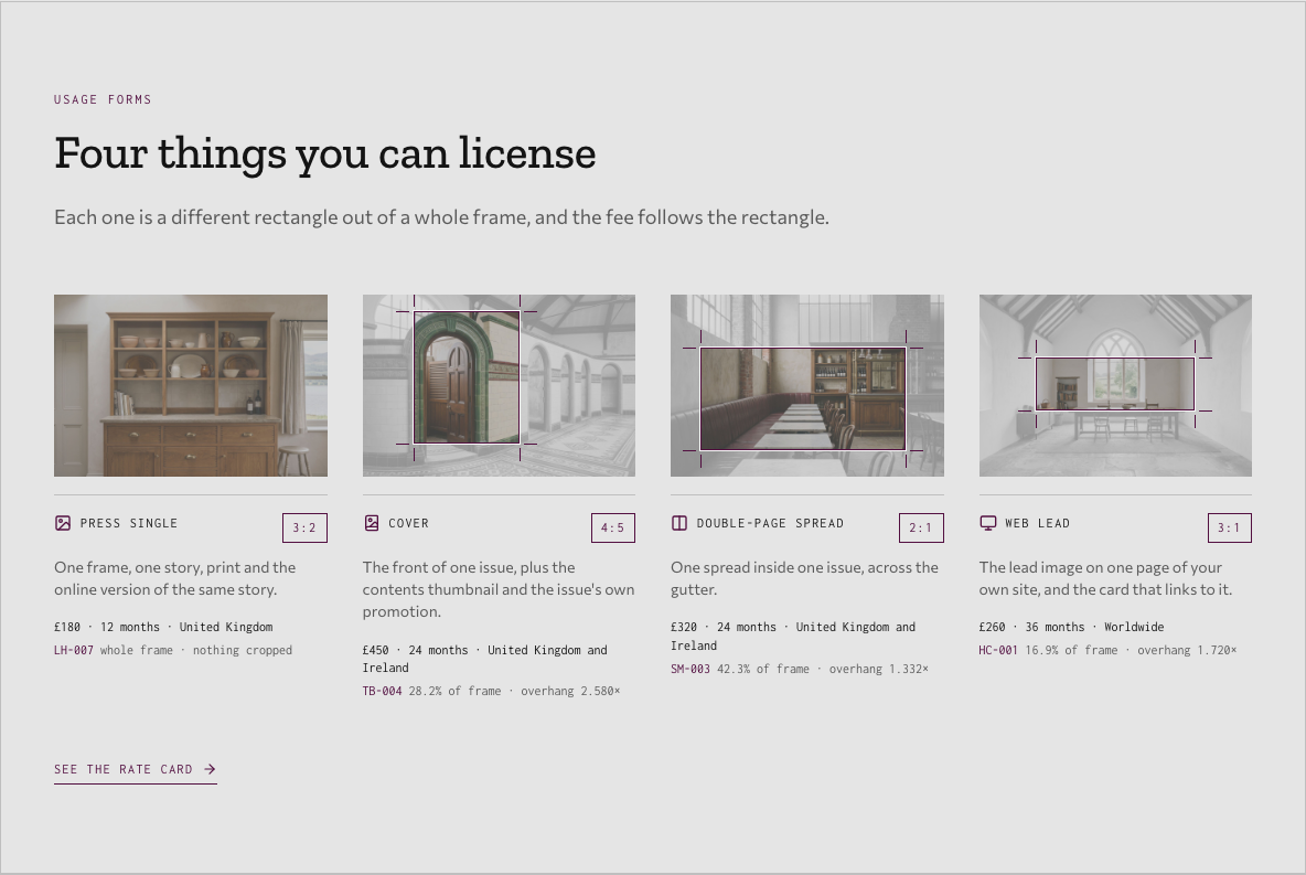 Bellows photography portfolio template Next.js — usage-forms component