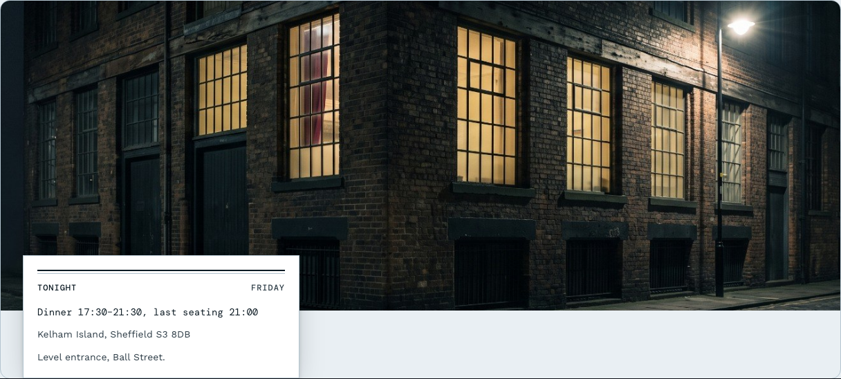 Covers restaurant website template Tailwind React — arrival-plate component