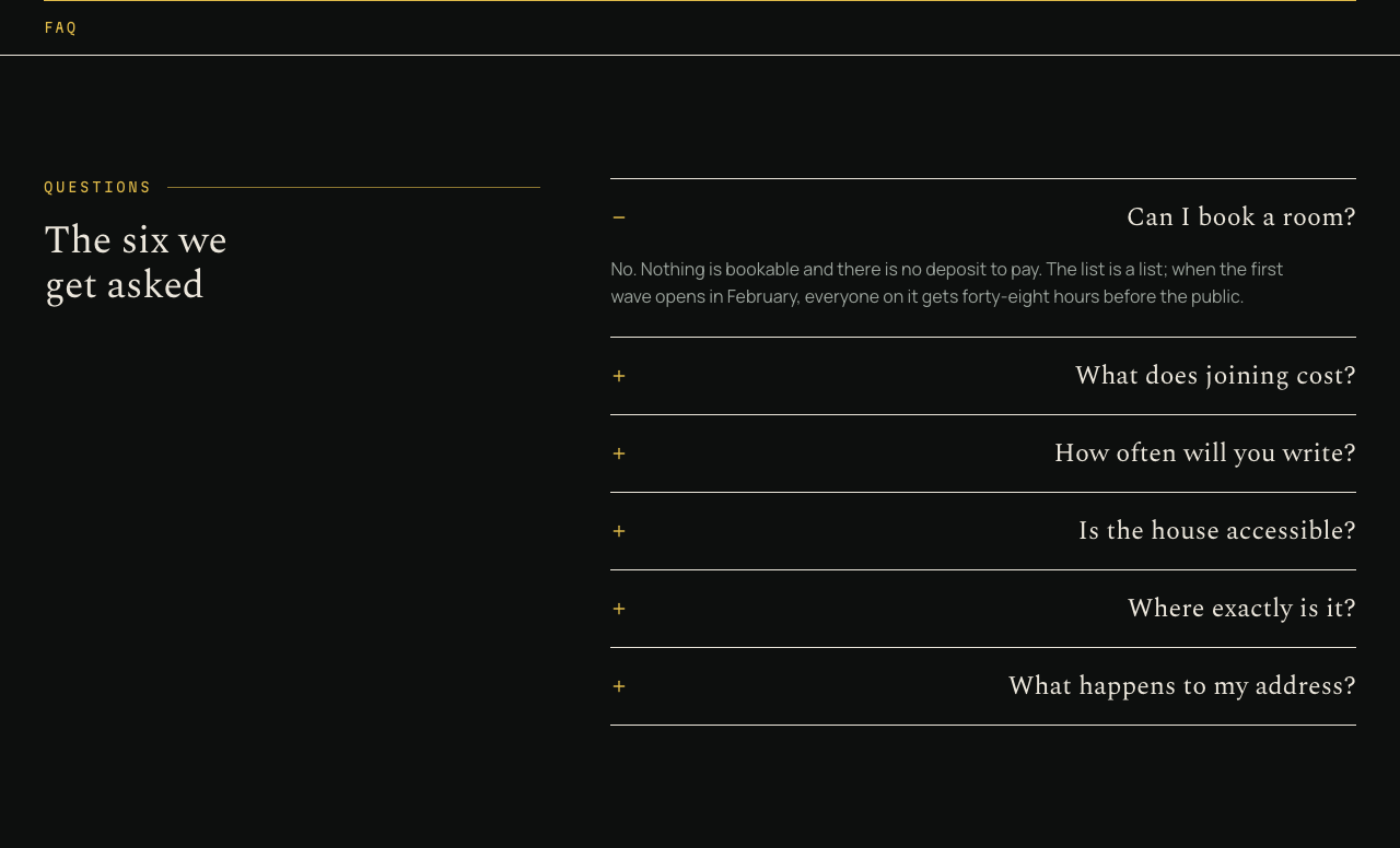 Tideline coming soon website template — faq component